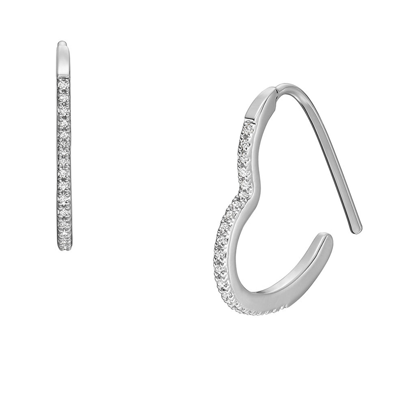 Fossil Jewelry Silver Drop Earrings JA7230040