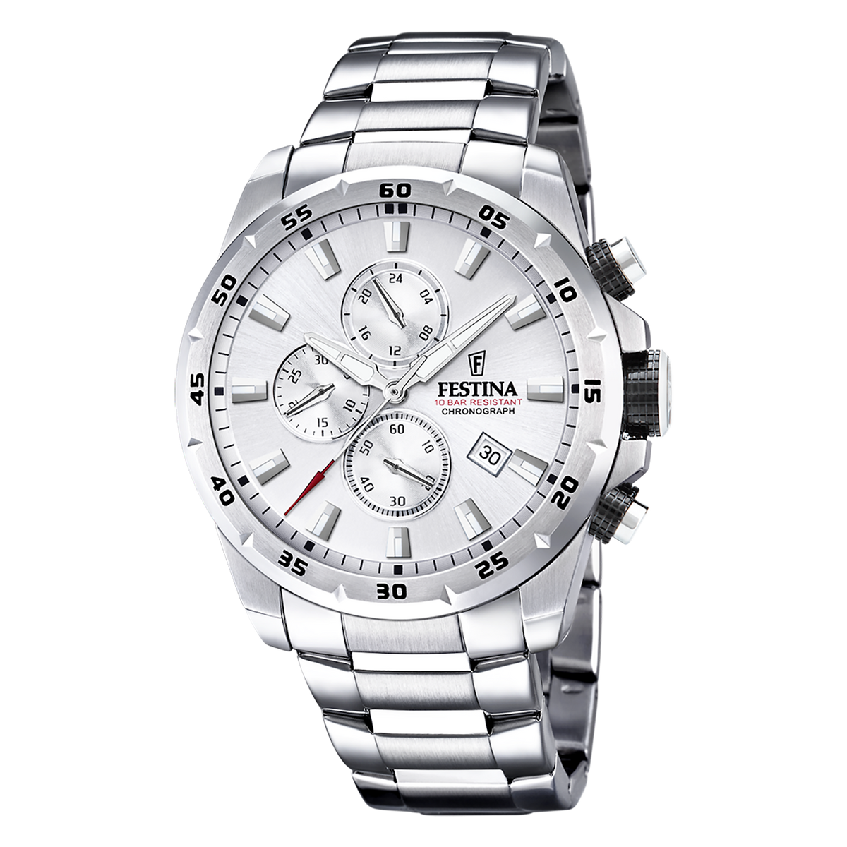 Festina Chrono Sport Silver Watch F20463-1