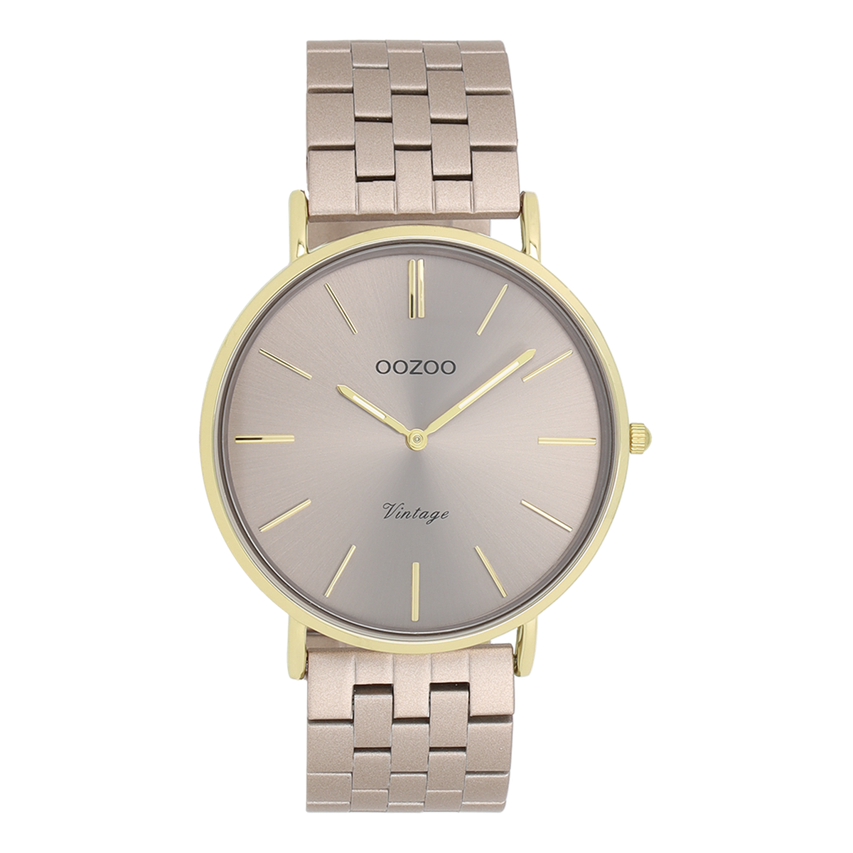 OOZOO Vintage Gold and Taupe Women's Watch C20404