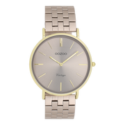 OOZOO Vintage Gold and Taupe Women's Watch C20404