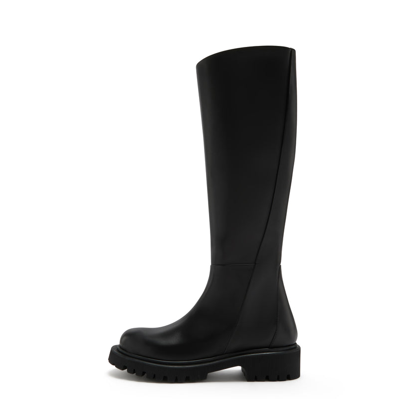 Isabel Bernard Vendôme Riva Zwarte Kalfsleren Laarzen IB54004-01-42-zoom-