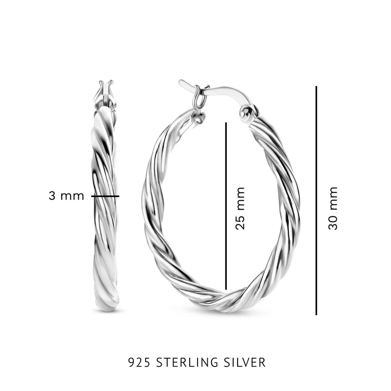 Parte Di Me Bibbiena Poppi Viviana 925 Sterling Zilveren oorringen PDM36182-zoom-