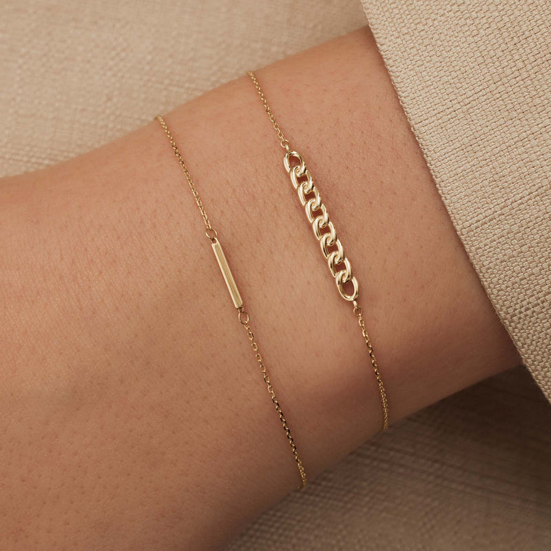 Isabel Bernard Le Marais Rosalie 14 Karaat Gouden Armband IB320130-zoom-