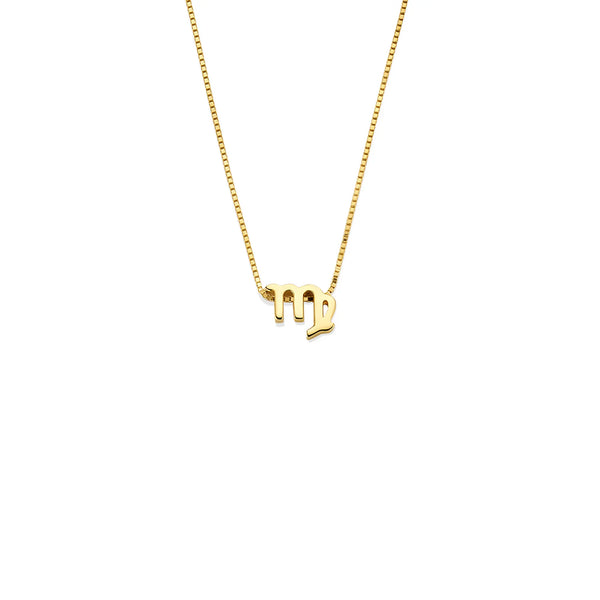 Isabel Bernard Étoiles d’Or Virgo 14 Carat Gold Venetian Necklace With Horoscope IB340183