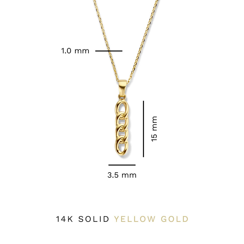 Isabel Bernard Le Marais Règine 14 Karaat Gouden Collier IB340147-zoom-