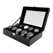 Mats Meier Mont Fort Zwarte Horlogebox voor 10 Horloges MM-Watchbox-1916