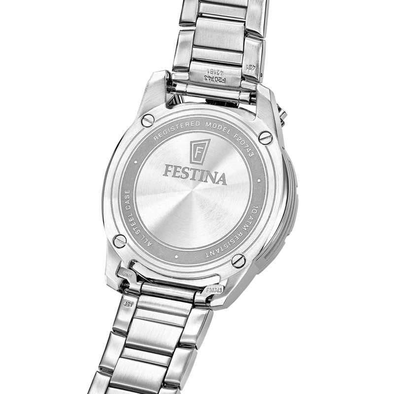 Festina Bullhead Yellow Chronograph Men's Watch F20743/4-zoom-