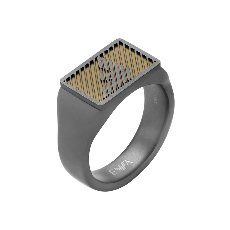 Emporio Armani Stainless Steel Ring EGS32420609-zoom-