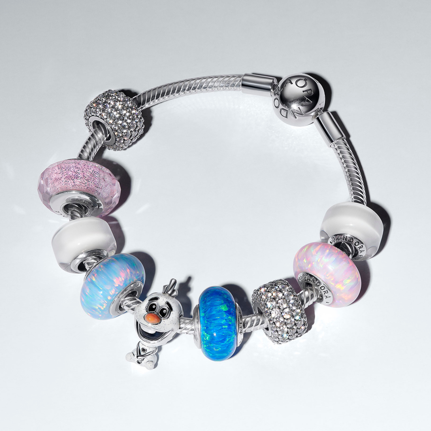 Pandora Collabs 925 Sterling Silver Disney Olaf Charm 793978C01