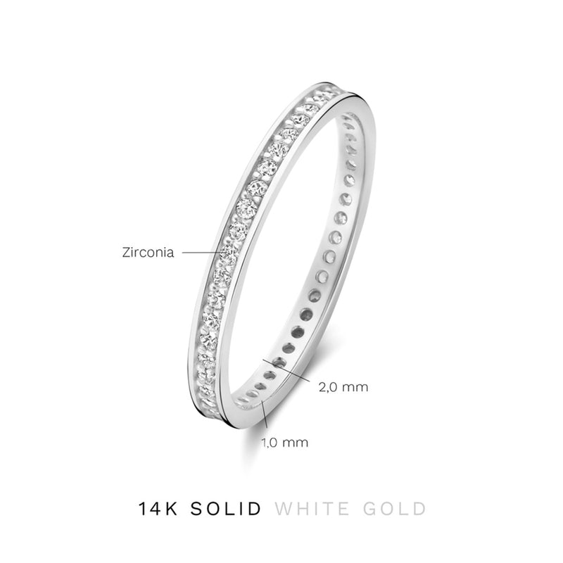 Isabel Bernard Saint Germain Merle 14 Karaat Witgouden Ring IB330052-60-zoom-