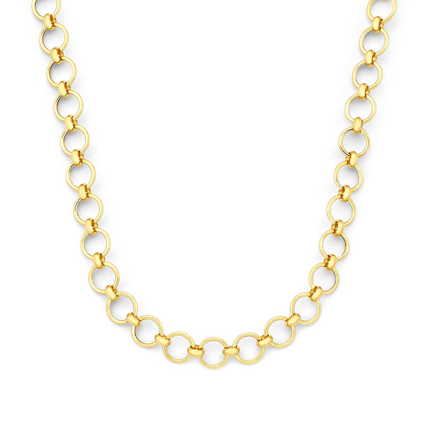 Belleville Axelle 14 karaat gouden schakelketting