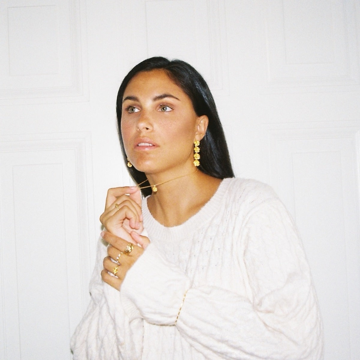 24Kae Gold Earrings 424108Y