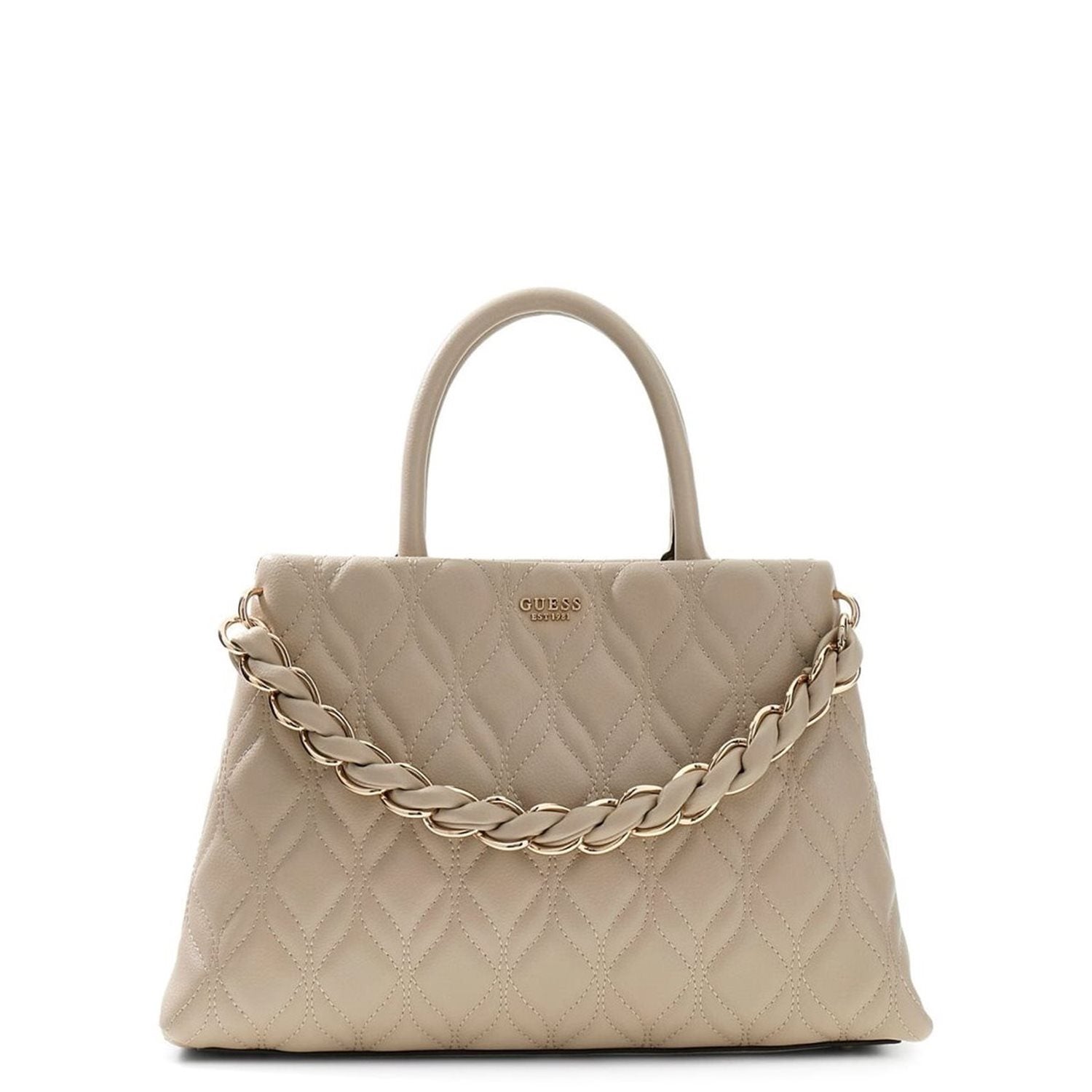 Guess Maxine Light Taupe Girlfriend Handbag HWQG97-33060-LTA