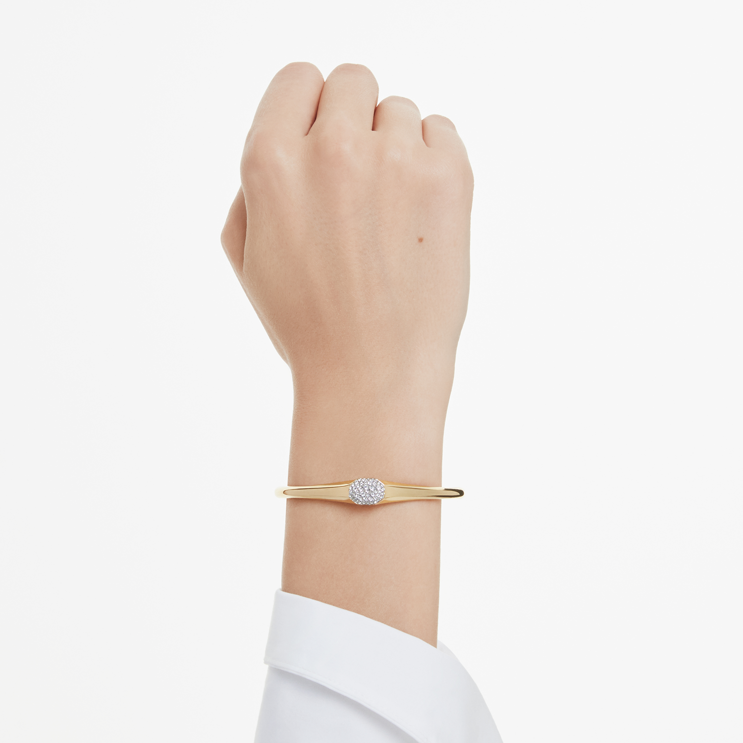 Swarovski Dextera Gold Coloured Bangle 5724598