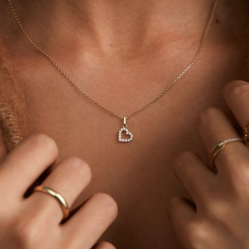 Beloro Jewels Monte Napoleone Valentina 9 karaat ketting met zirkonia BO340046-zoom-