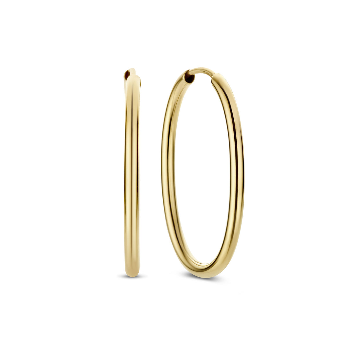 Beloro Jewels La Rinascente Evelina 9 carat gold Hoop Earrings BO360054