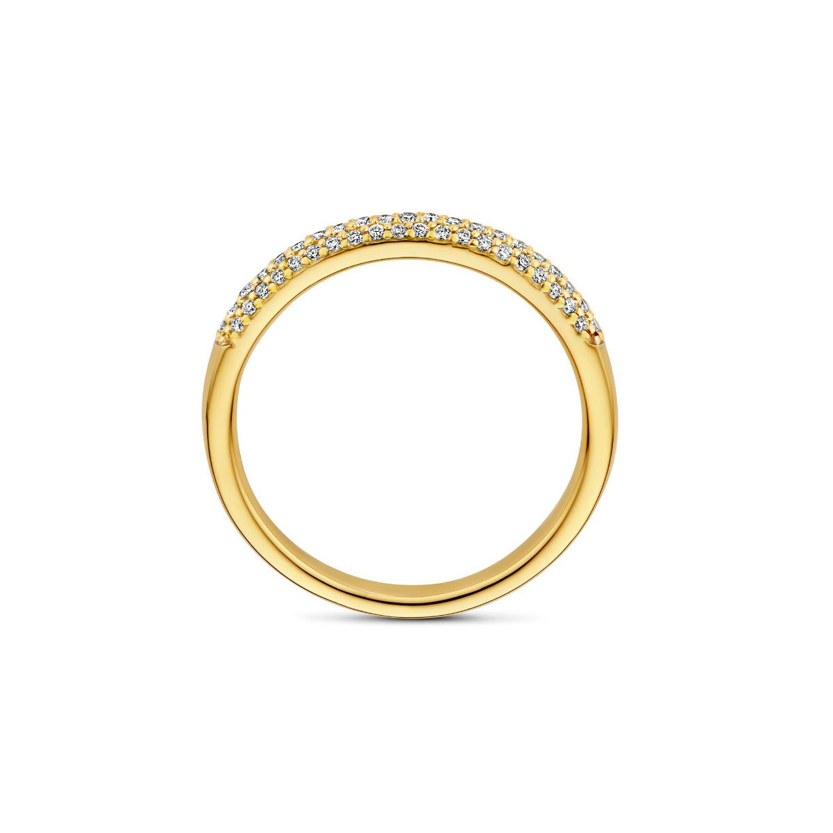 Isabel Bernard De la Paix Laure 14 Karat Gold Ring with Diamond 0.22 Carat IBD330035-58
