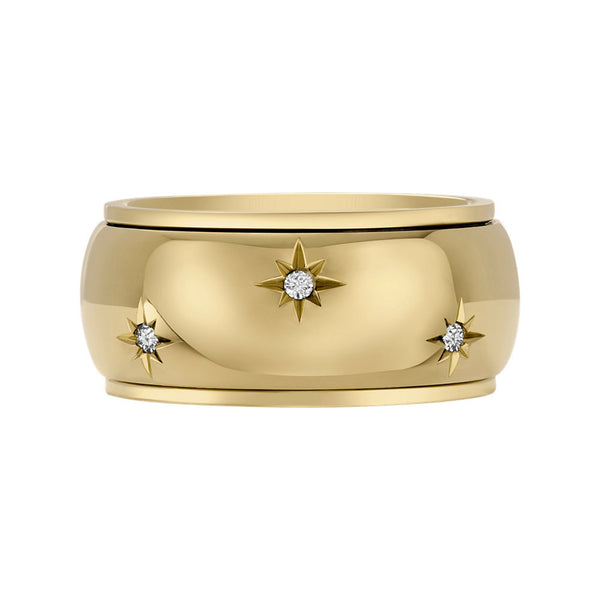 Fossil Sadie Gold Coloured Ring JF04835710