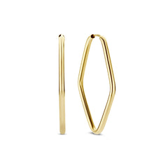 Beloro Jewels La Rinascente Fiorenza 9 carat gold Hoop Earrings BO360055