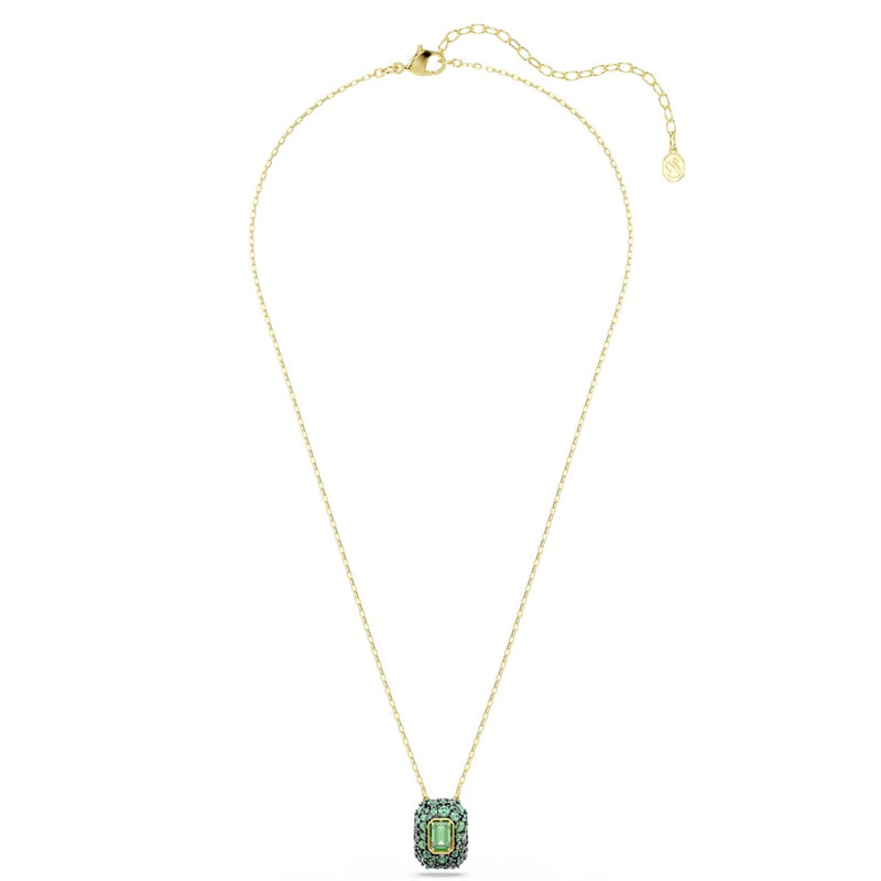Swarovski Sublima Glam Gouden Ketting met Groene Hanger 5752884-zoom-