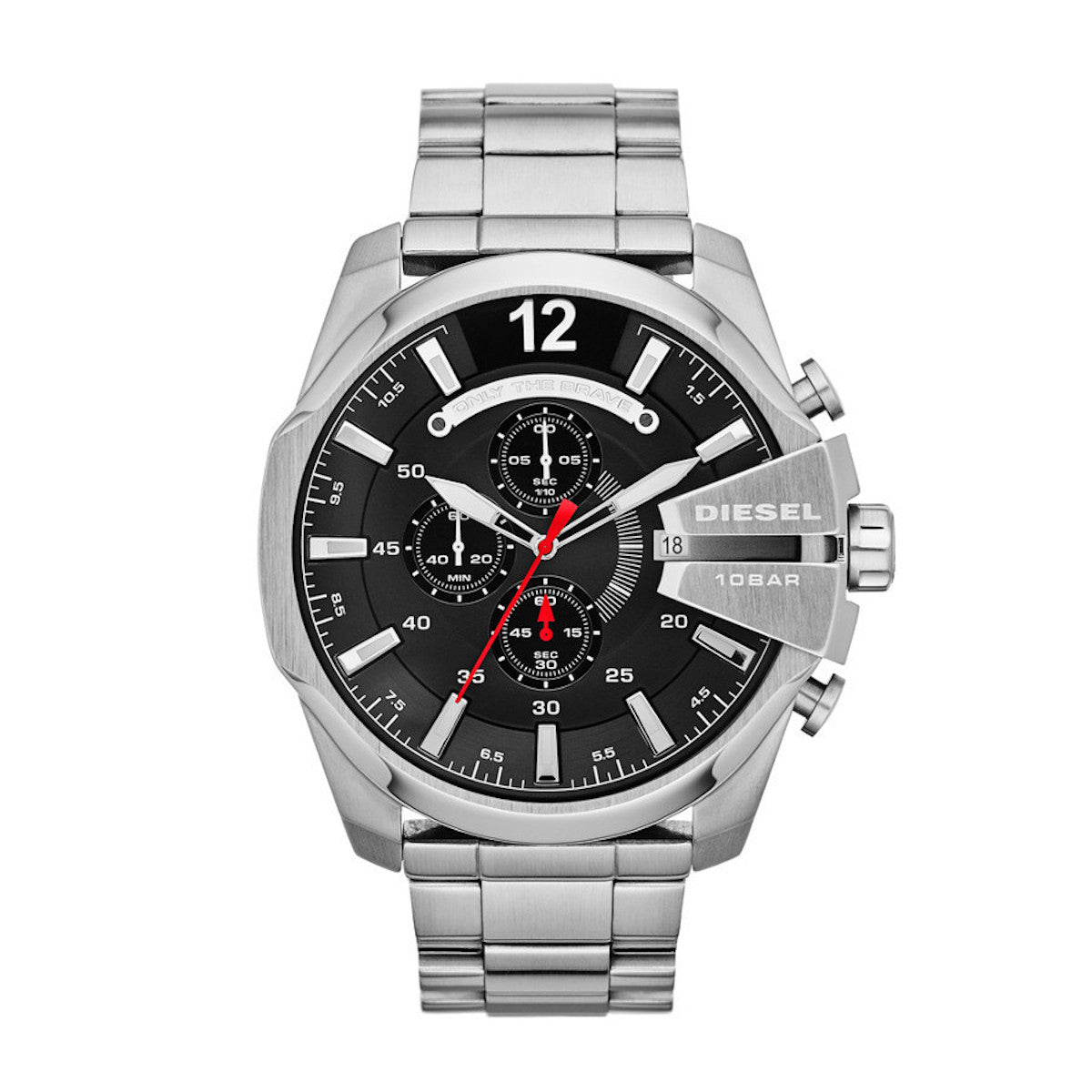 Diesel Mega Chief Silver Watch DZ4308