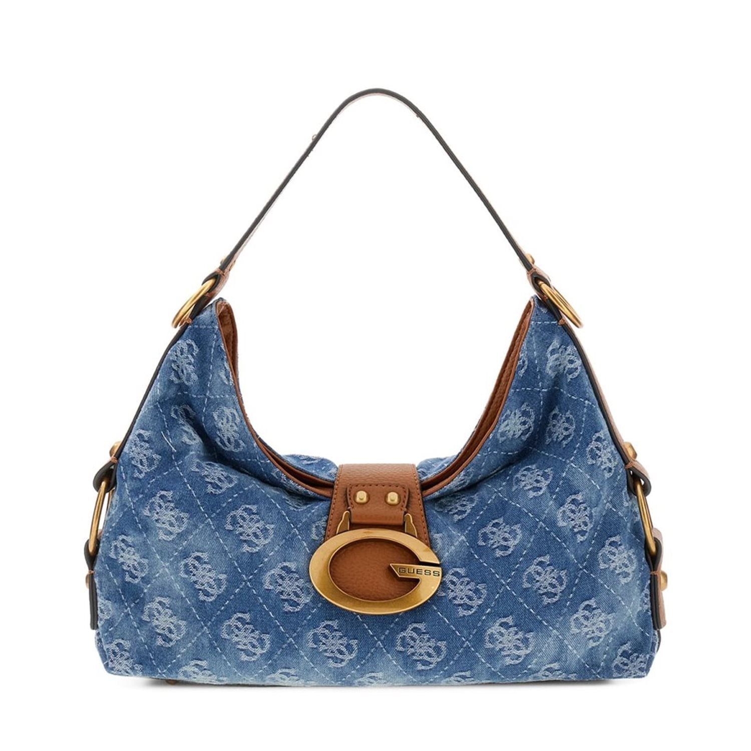 Guess Camden Denim Logo Camden Shoulder Bag HWDB93-8180-DLP