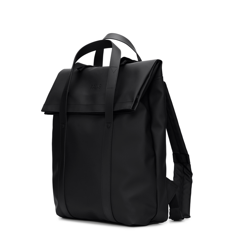 Rains Black 2 Way Tote Backpack R12940-01-zoom-
