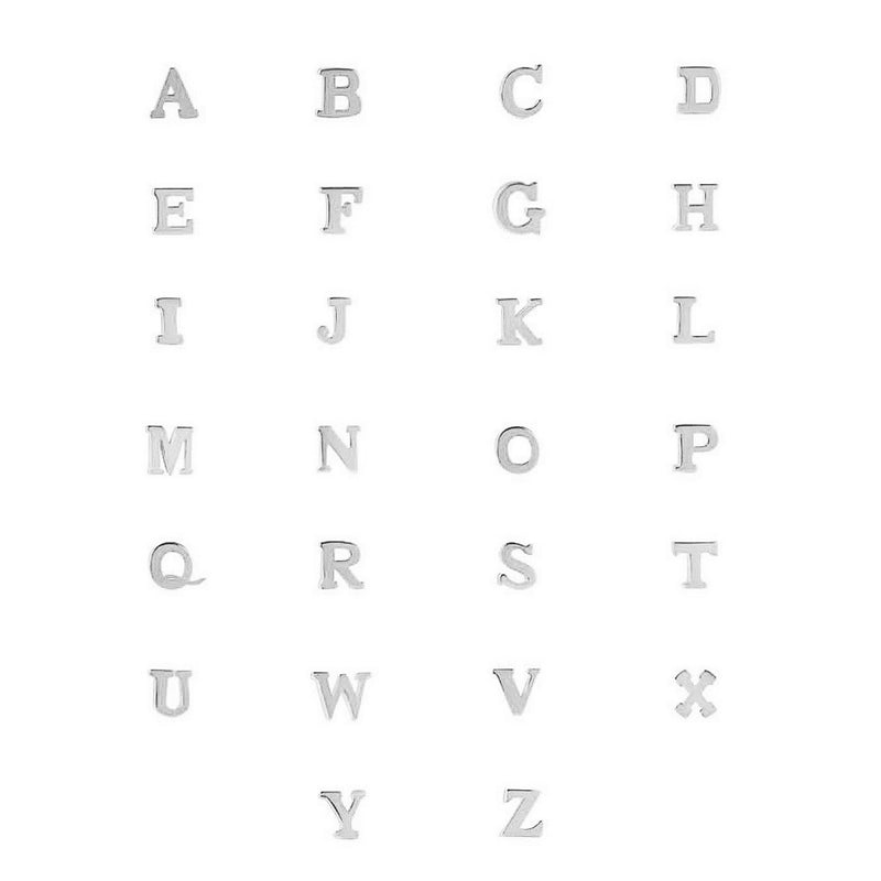 Isabel Bernard Saint Germain Rachel 14 Karaat Witgouden Initial Armband IB320041-Z-zoom-