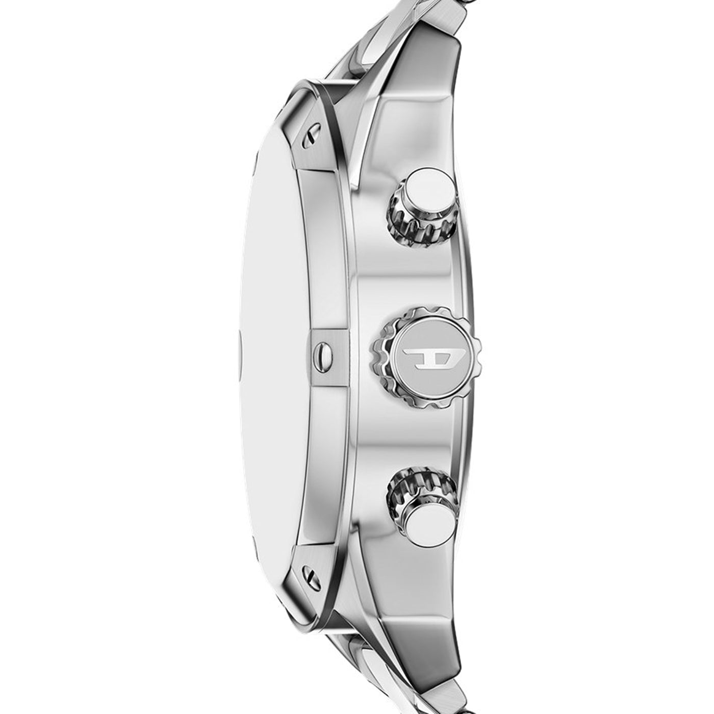 Diesel Spiked Round Black Dial Watch DZ4709
