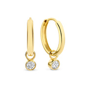 Isabel Bernard Rivoli Aélys 14 karaat gouden oorringen IB360156