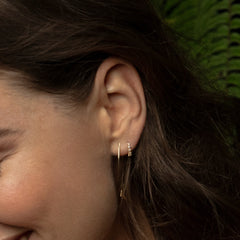 Jackie Gold 14 karat gold Hoop Earrings JKE24.440