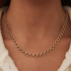 Isabel Bernard Cadeau d'Isabel 14 karat gold necklace and bracelet gift set IB90178