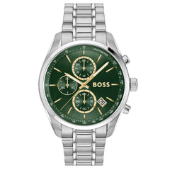 Hugo Boss Grand Prix 44 Silver Men's Watch HB1514266