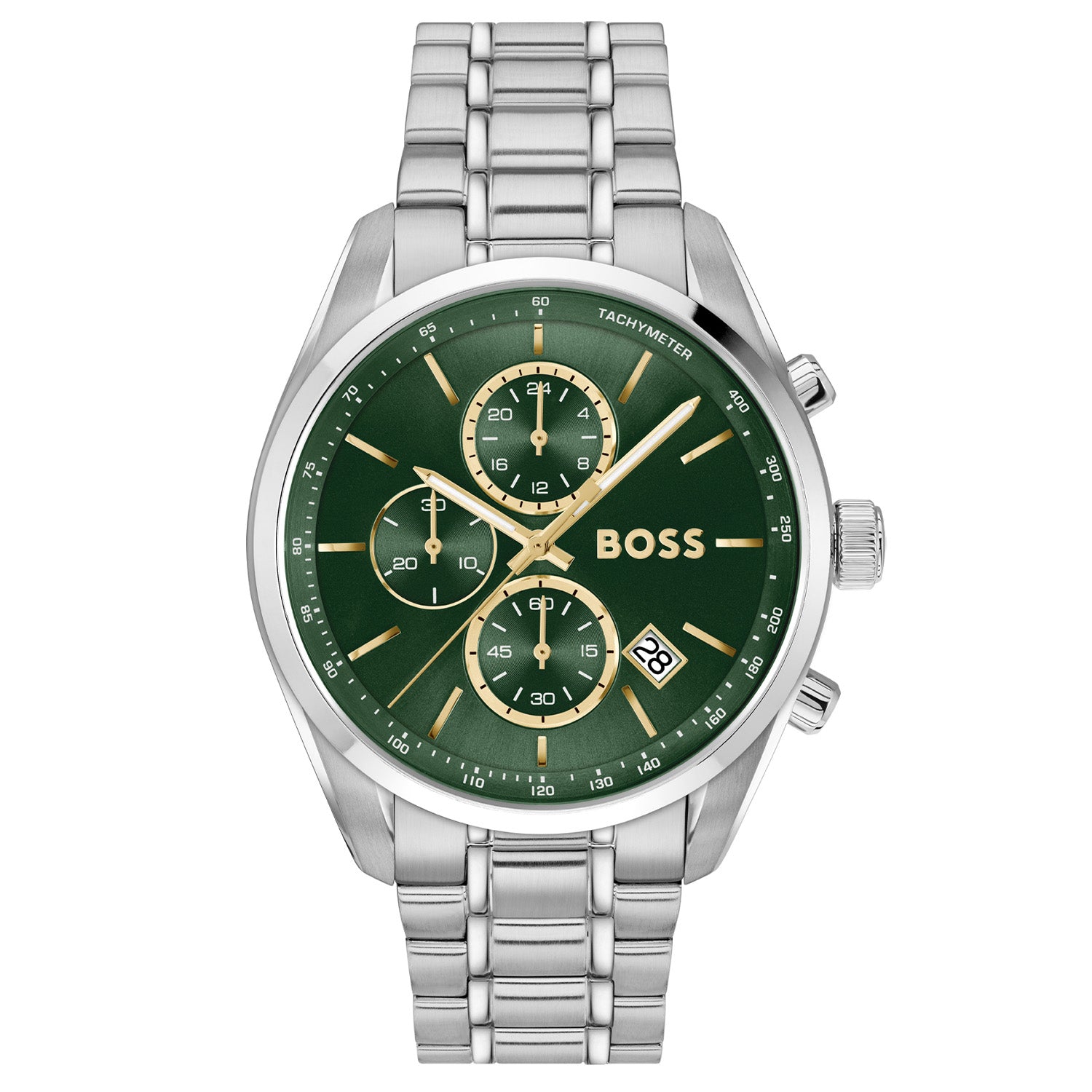 Hugo Boss Grand Prix 44 Silver Men's Watch HB1514266