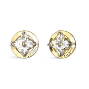 Guess Secret Garden Gold-coloured Earrings JUBE06040JWYGWHT-U