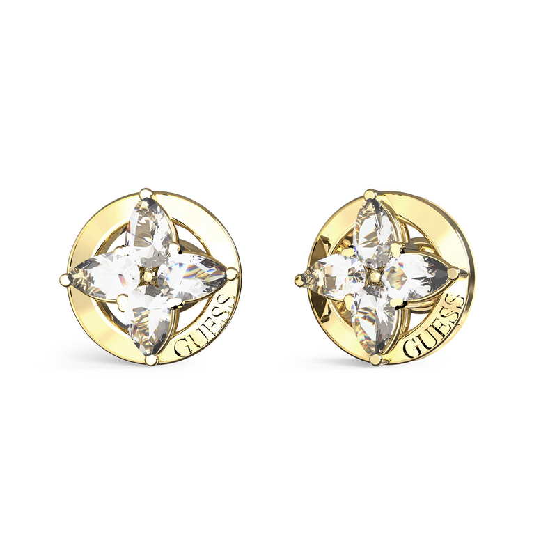 Guess Secret Garden Gold-coloured Earrings JUBE06040JWYGWHT-U-zoom-