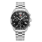 JDM Military Swiss Precision Zwart Herenhorloge JDM-WG021-01