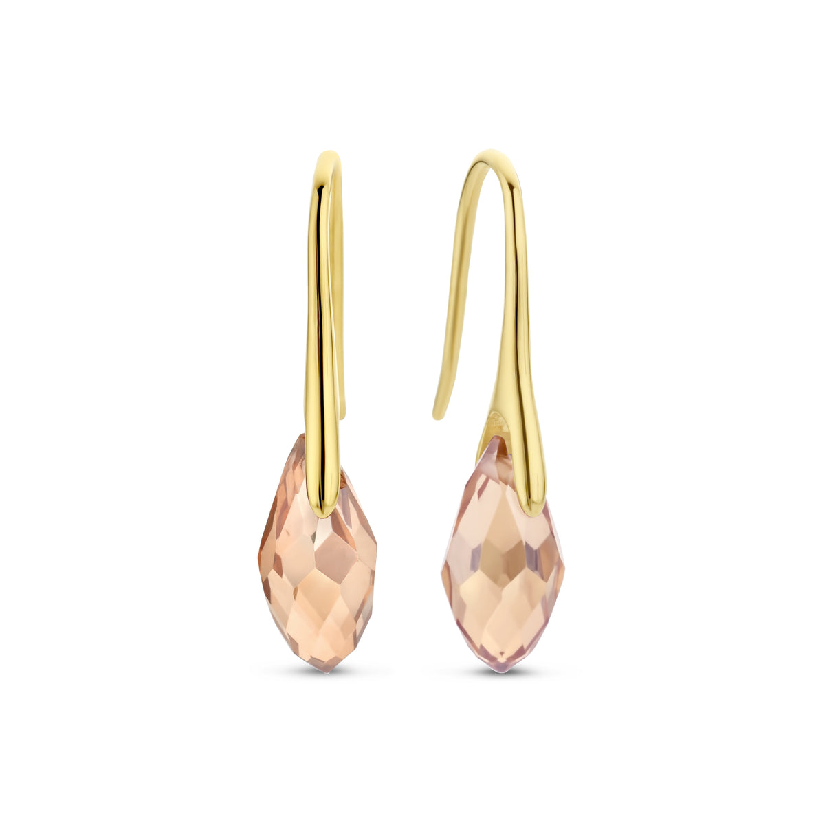 Parte Di Me La Sirena Ombrone 925 Sterling Silver Gold Plated Drop earrings PDM36146