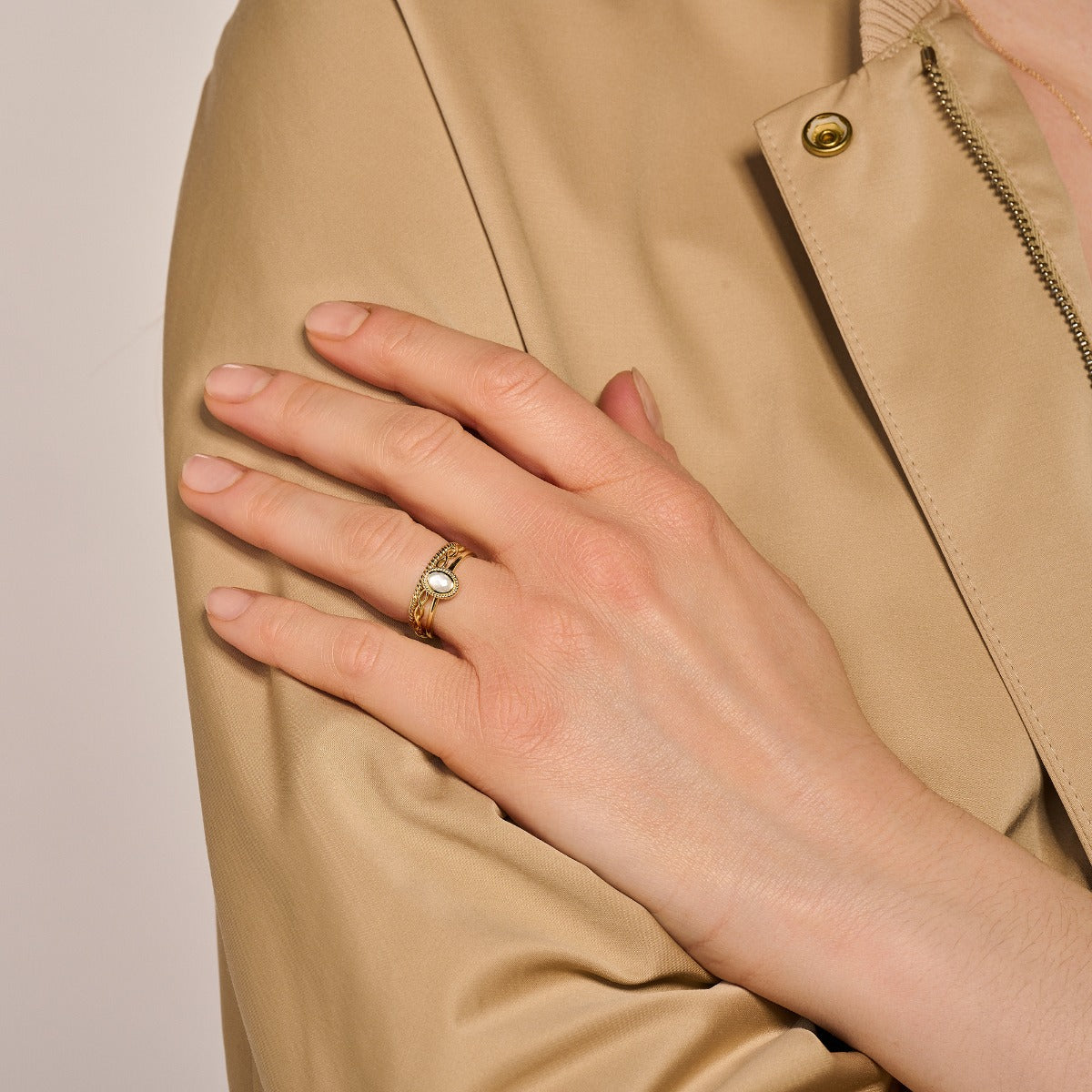 Blush 14 karat gold Ring 1239YMQ/46