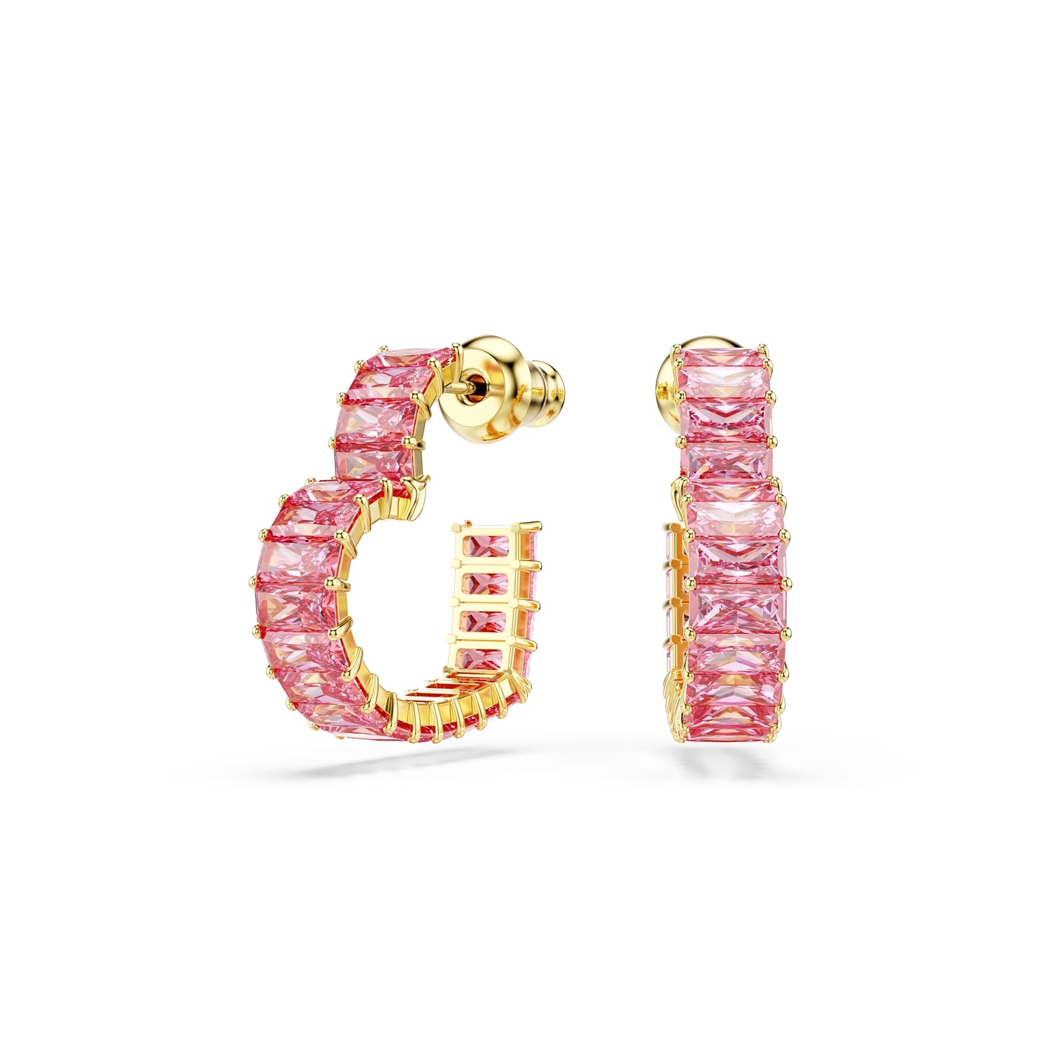 Swarovski Matrix Gold Coloured Ear studs 5706340