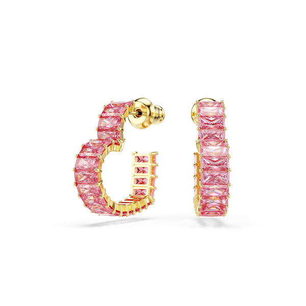 Swarovski Matrix Gold Coloured Ear studs 5706340