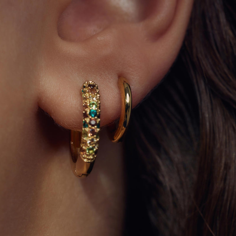 Parte Di Me Santa Maria della Base 925 sterling zilveren gold plated oorringen PDM36060-zoom-