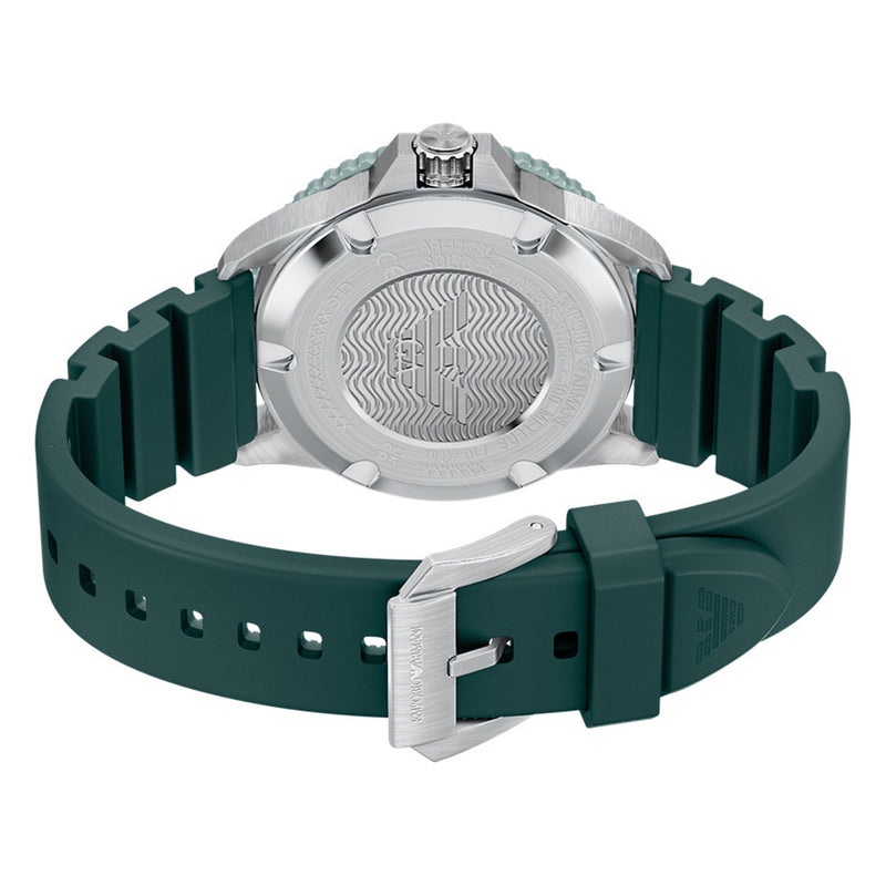 Emporio Armani World Explorer Green Dial Solar Watch AR11786-zoom-