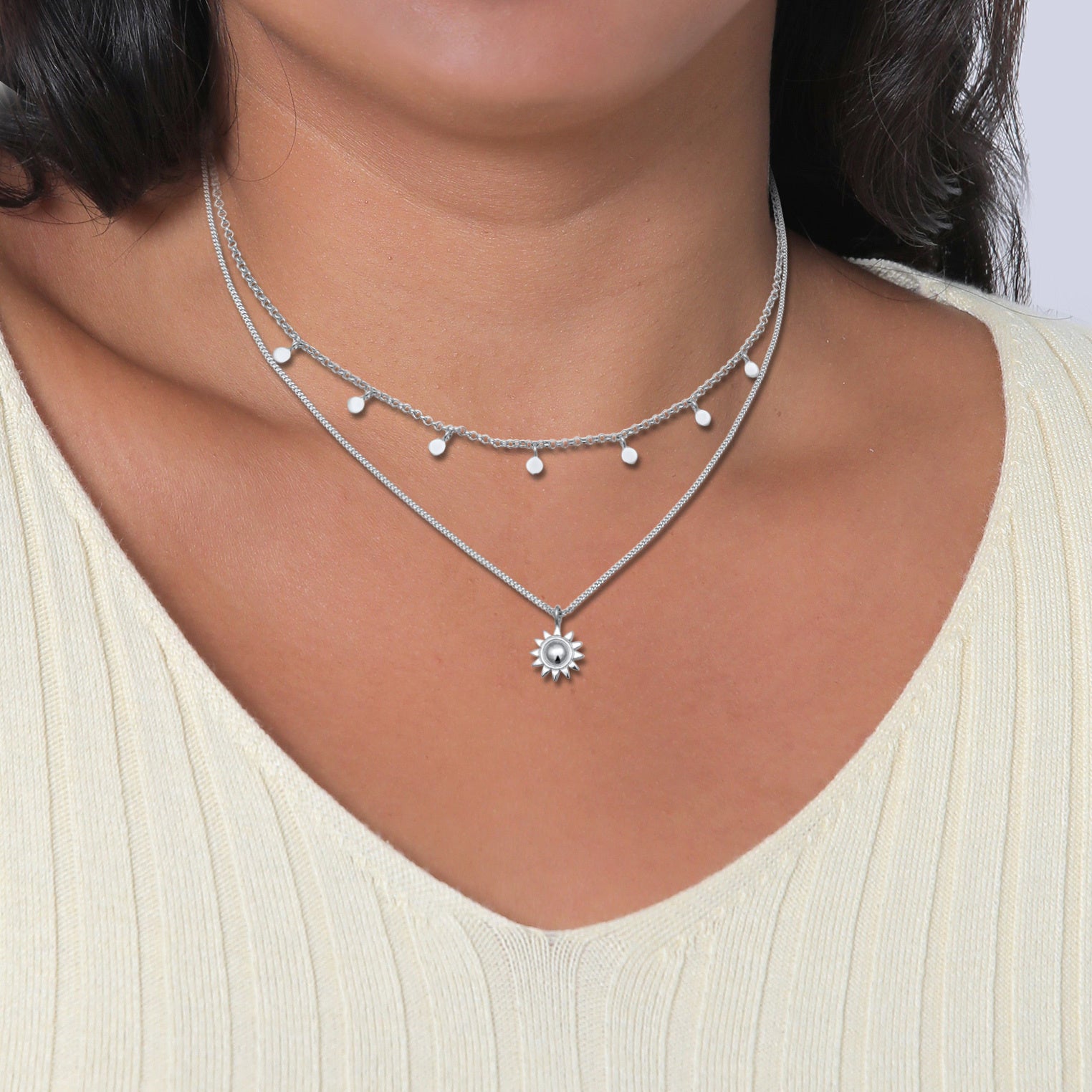 Elli 925 Sterling Silver Layered 2004-BF-0008121-001