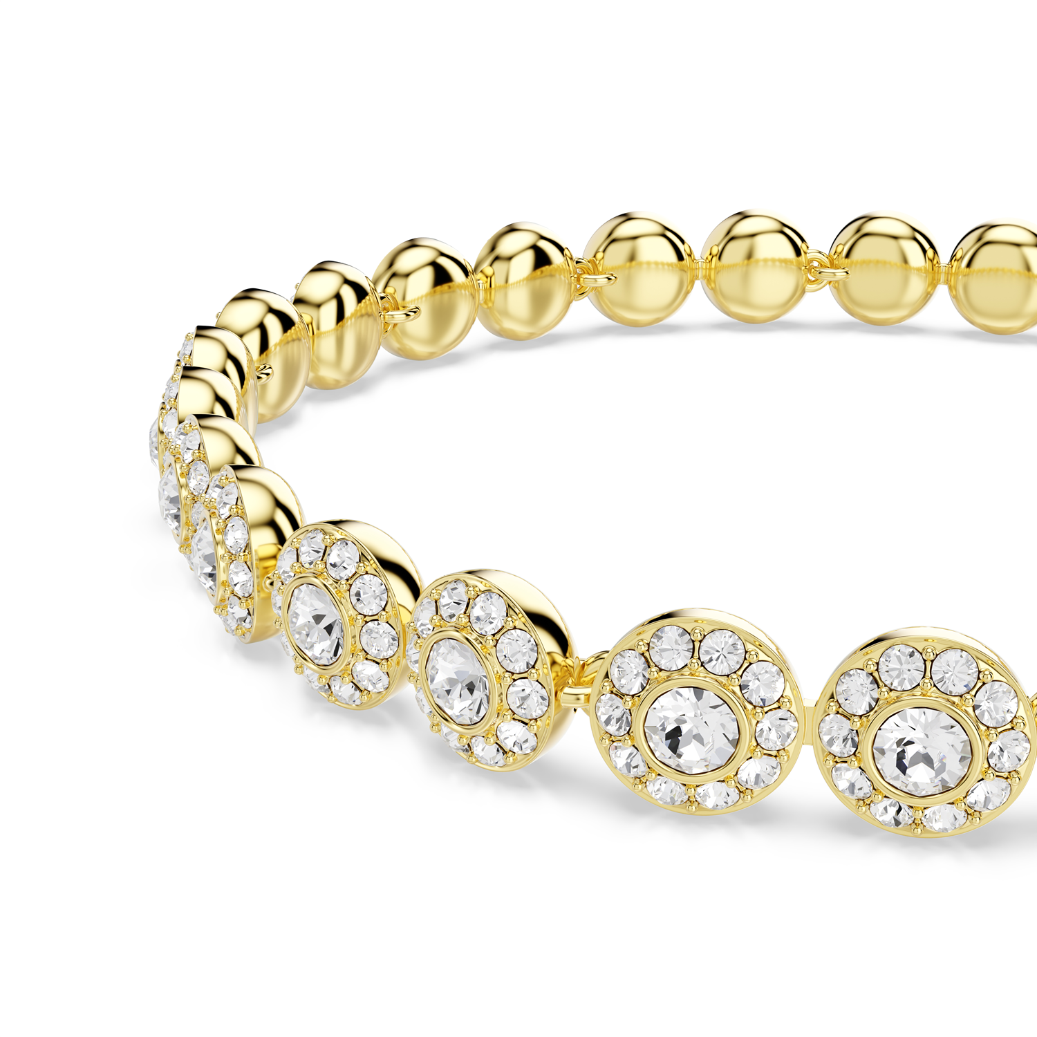 Swarovski Una Gold Plated Bracelet 5749386