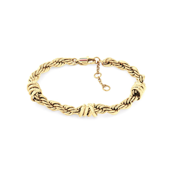 Tommy Hilfiger Stainless Steel Gold-coloured Women's Chain Bracelet TJ2781026