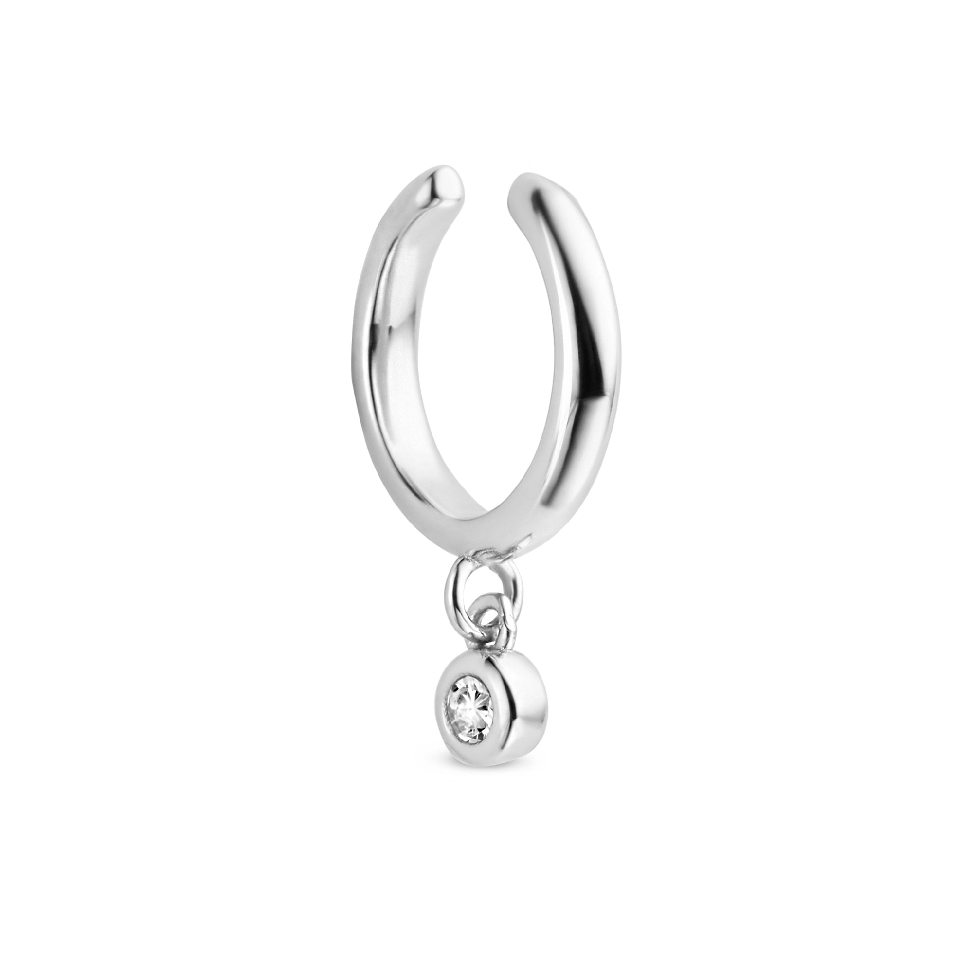Violet Hamden Venus 925 Sterling Zilveren Ear Cuff Met Geboortesteen VH370001-AUG