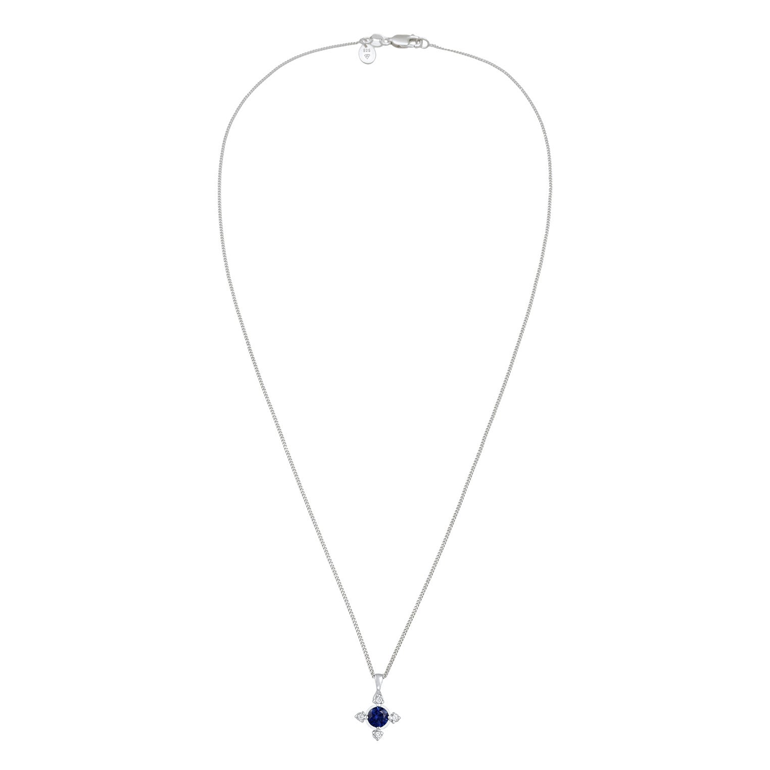 Elli 925 Sterling Silver Necklace with Diamond (0.06 ct) 2004-BF-0008266-001