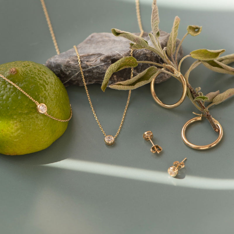 Beloro Jewels Regalo d'Amore 9 karaat gouden ketting en armband cadeauset BO90025-zoom-