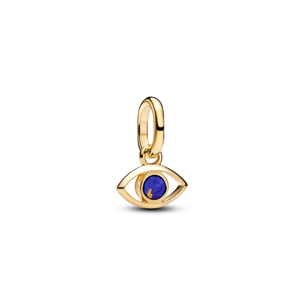 Pandora ME Verguld Blue Evil Eye Mini Hangende Bedel 764609C01